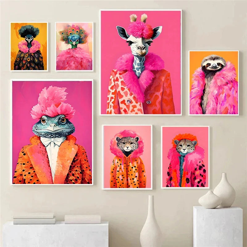 Vibrant Animal Art Prints