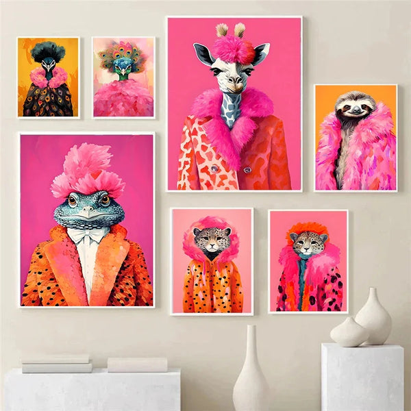 Vibrant Animal Art Prints