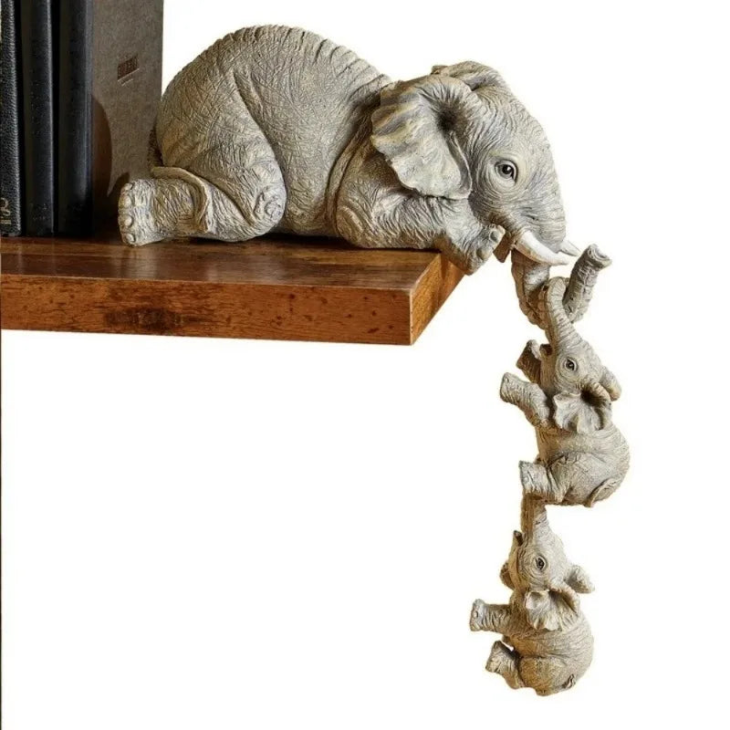 Adorable Elephant Hug Decor