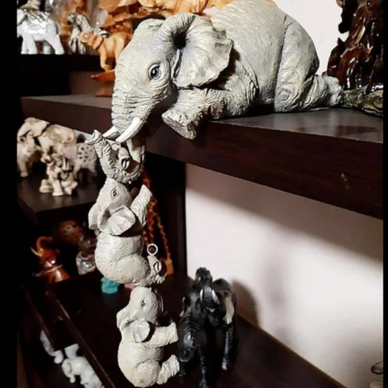 Adorable Elephant Hug Decor