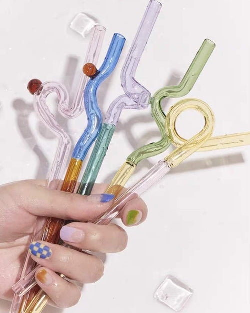 Jelly Bean Wine Glass - Whimsical Eclectic Dopamine Cocktail Glass